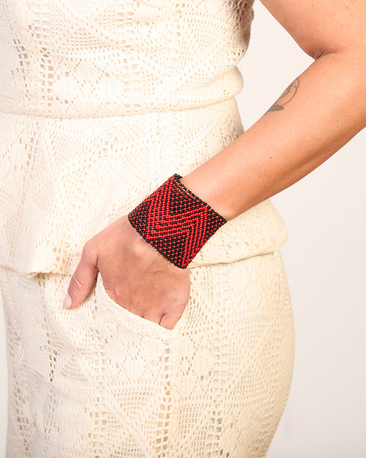 Pulseira de Miçanga fio Elástico Povo Kamayurá