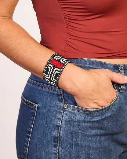 Pulseira de Miçanga fio Elástico Povo Kamayurá