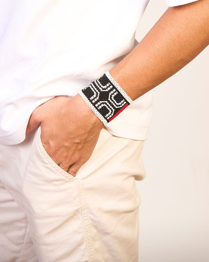 Pulseira de Miçanga fio Elástico Povo Kamayurá