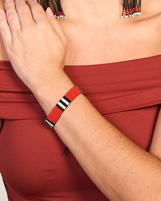 Pulseira de Miçanga Amarração Povo Kamayurá