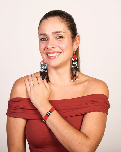Pulseira de Miçanga Amarração Povo Kamayurá
