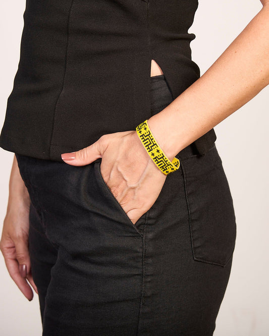 Pulseira Ajustável de Miçanga Povo Wayana