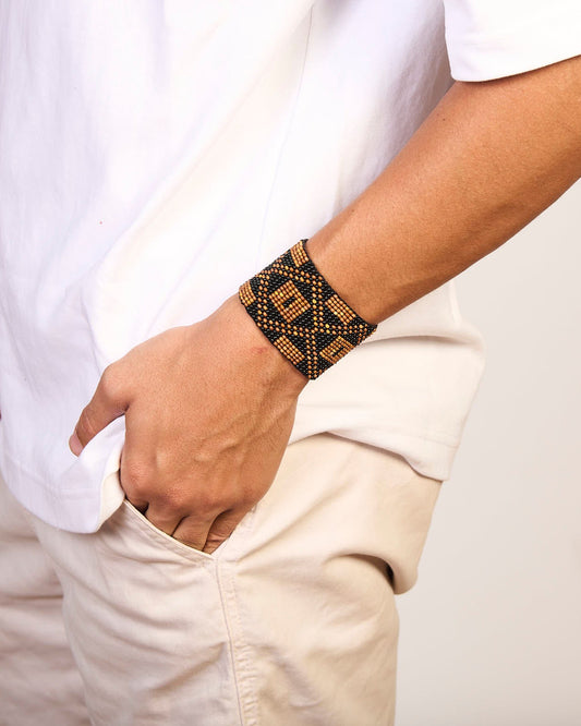 Pulseira de Miçangas Ajustável Povo Guajajara