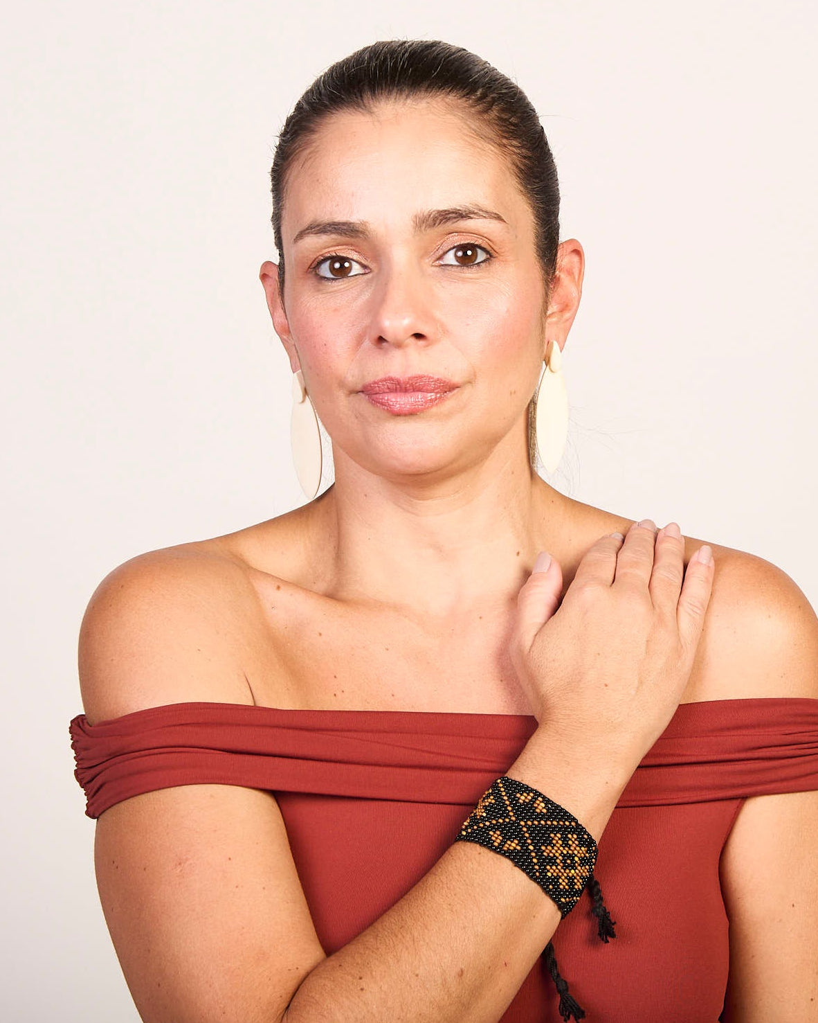 Pulseira de Miçangas Ajustável Povo Guajajara