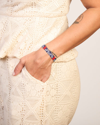 Pulseira de Miçanga Ajustável Povo Waura