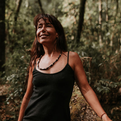 Colar de Tucumã Inajá e Jarina Marfim Vegetal Povo Apurinã