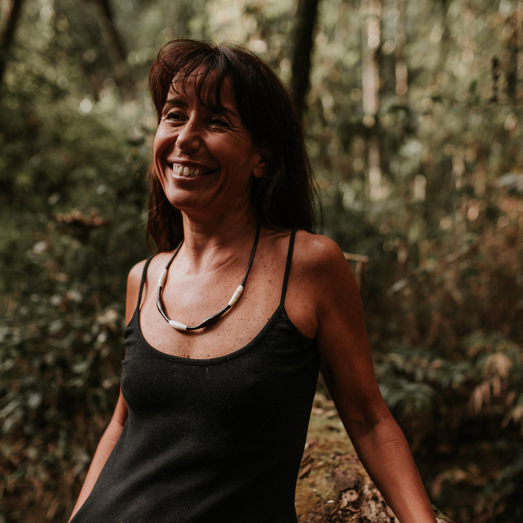 Colar de Tucumã e Jarina Marfim Vegetal Povo Apurinã