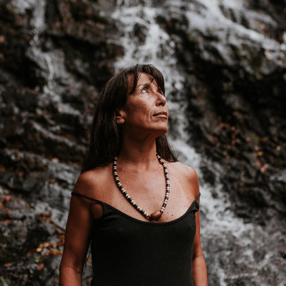 Colar de Tucumã Inajá e Jarina Marfim Vegetal Povo Apurinã