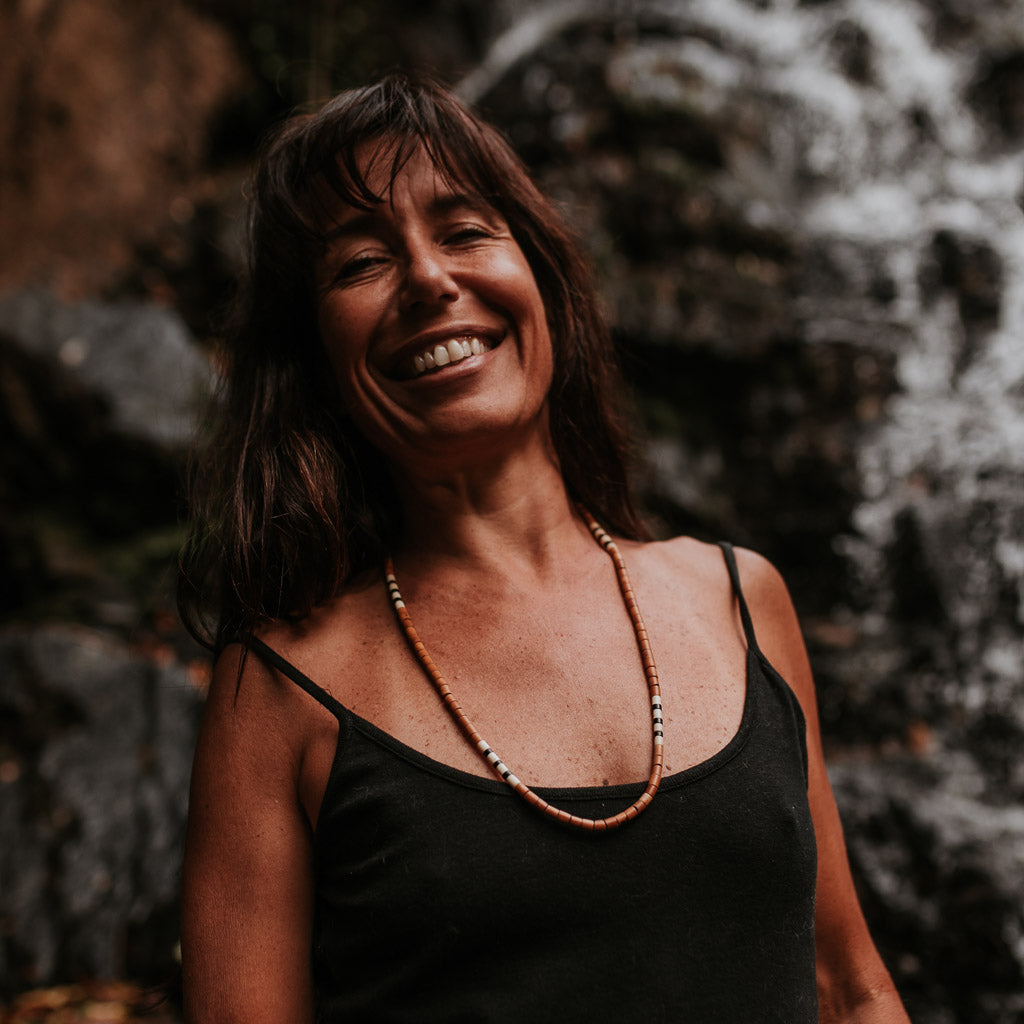 Colar de Açai Tucumã  e Jarina Marfim Vegetal Povo Apurinã
