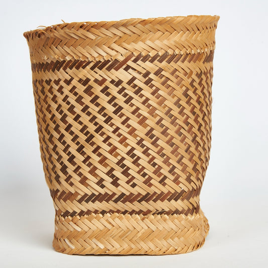 Cesto Artesanal Decorativo de Fibra Paumari