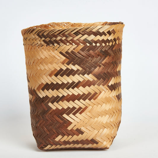 Decoração Cesto Artesanal com Fibra Natural