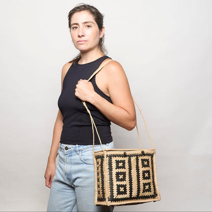 Bolsa Artesanal de Fibra Povo Kanela