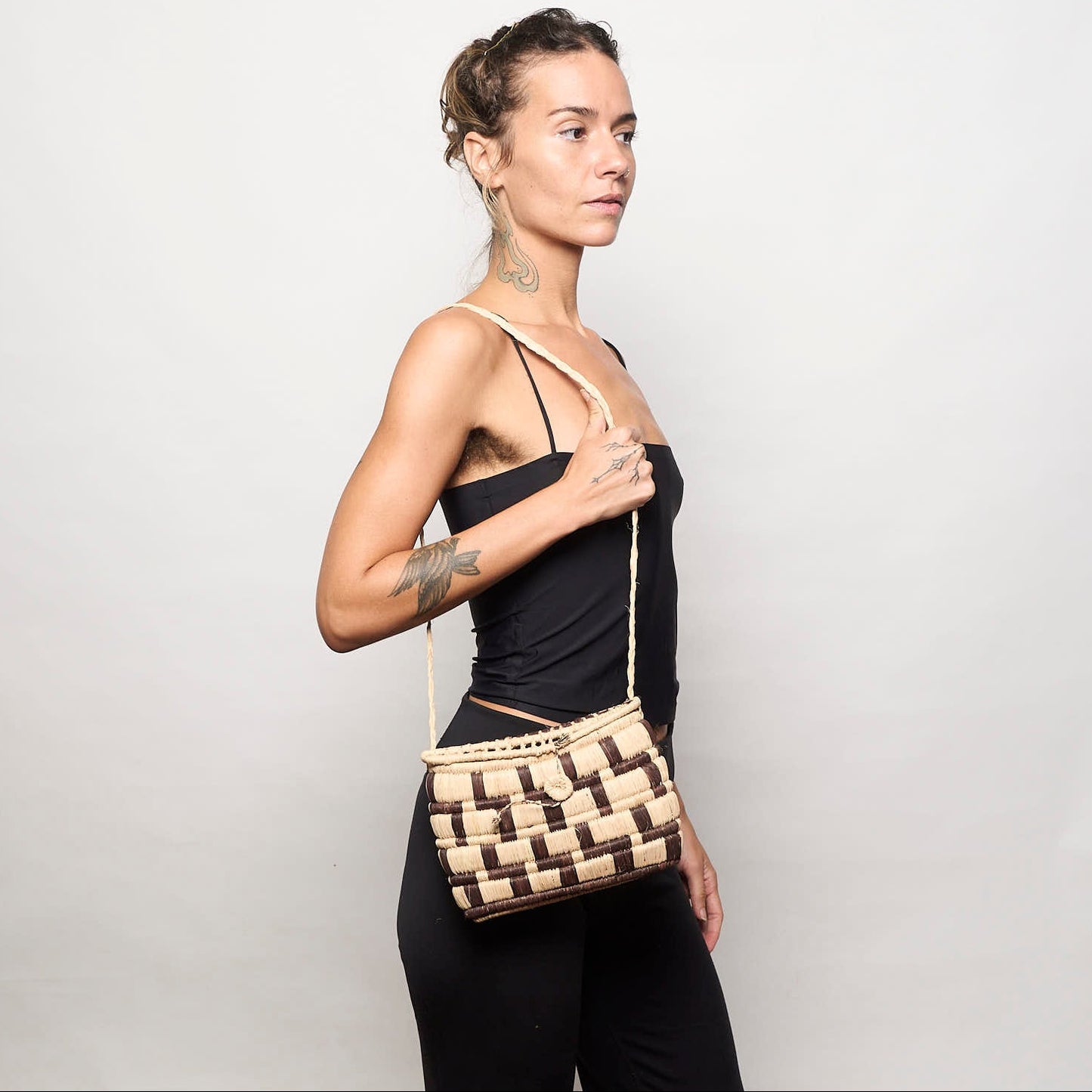 Bolsa de Fibra de Buriti Natural Karajá