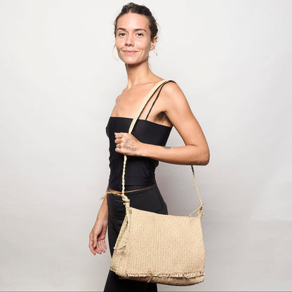 Bolsa Artesanal de Fibra Povo Kanela