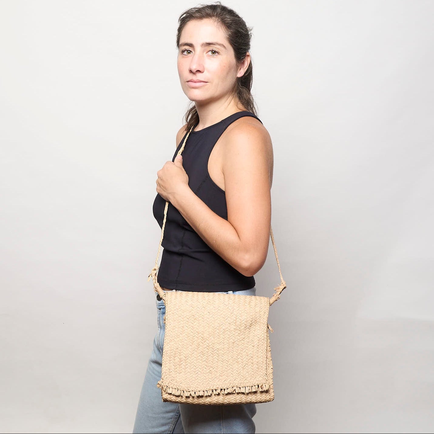 Bolsa Artesanal de Fibra Povo Kanela