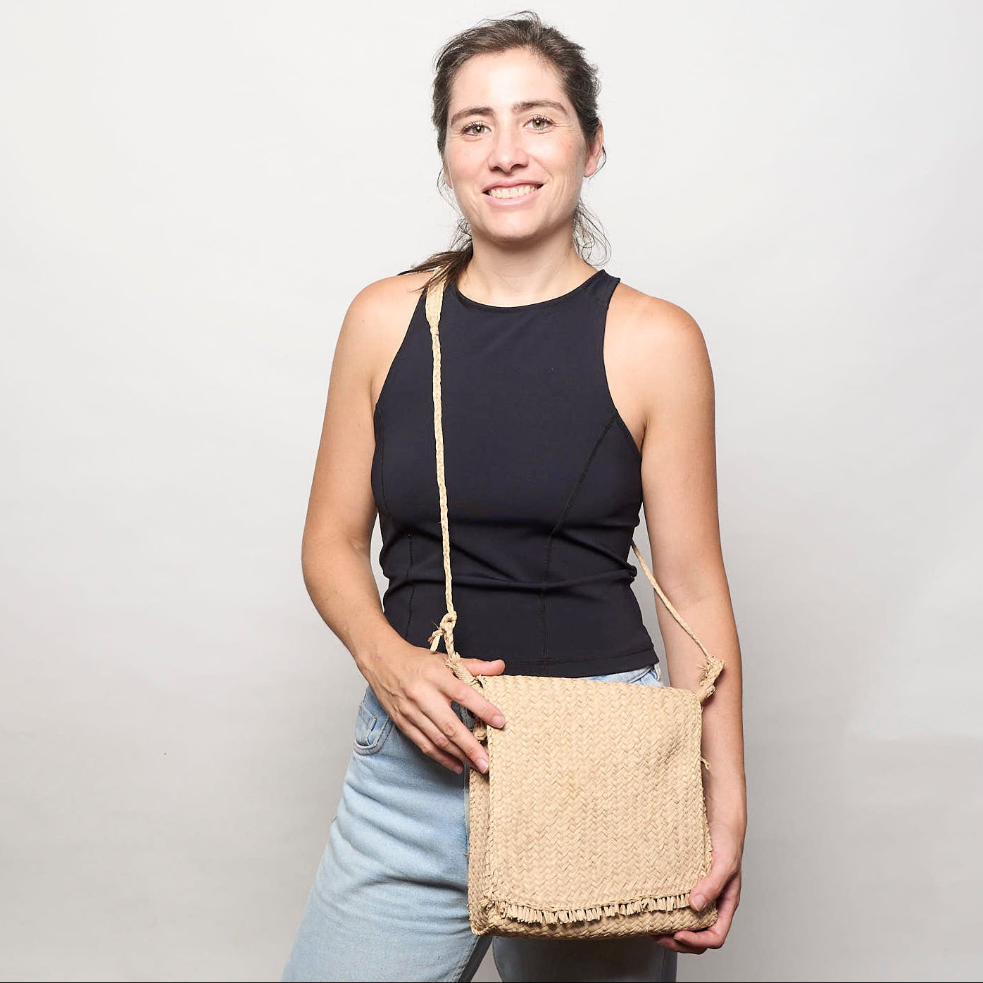 Bolsa Artesanal de Fibra Povo Kanela