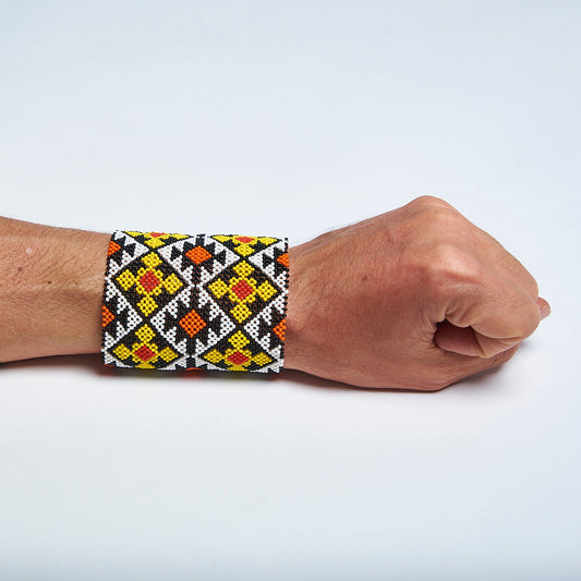 Pulseira Indígena de Miçanga Kayapó