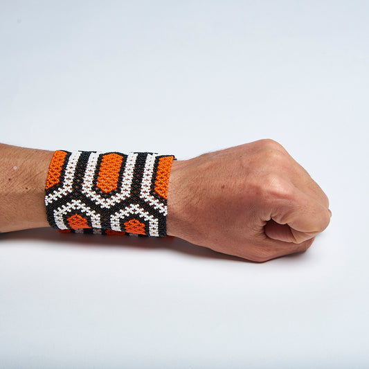 Pulseira Indígena de Miçanga Kayapó