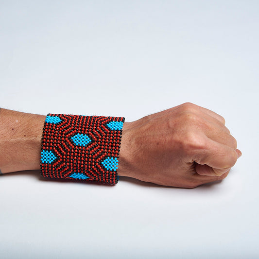 Pulseira Indígena de Miçanga Kayapó