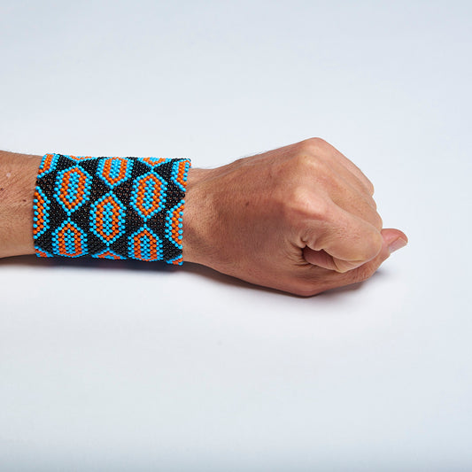 Pulseira Indígena de Miçanga Kayapó