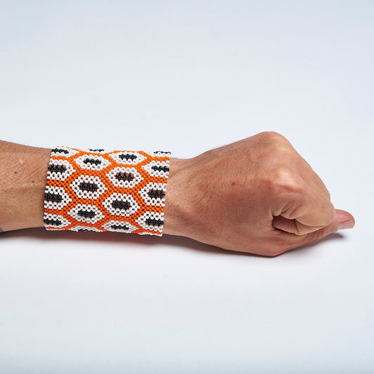 Pulseira Indígena de Miçanga Kayapó