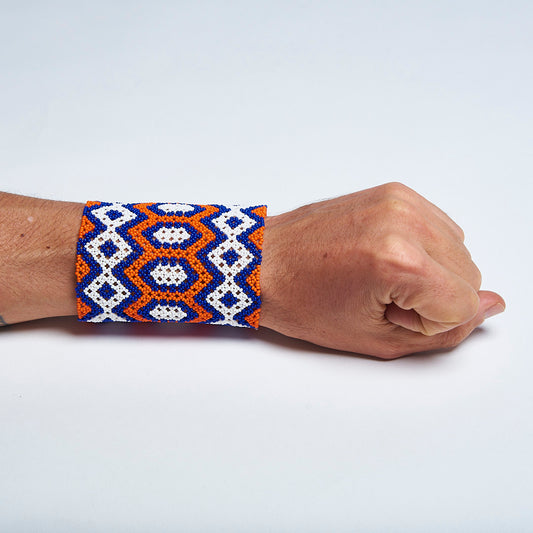 Pulseira Indígena de Miçanga Kayapó