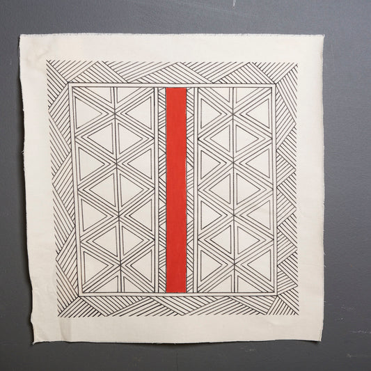 Grafismo Indígena em Tela Kuikuro