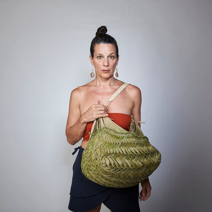 Bolsa Artesanal Indígena Krahô Fibra de Buriti
