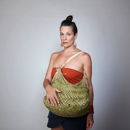 Bolsa Artesanal Indígena Krahô Fibra de Buriti