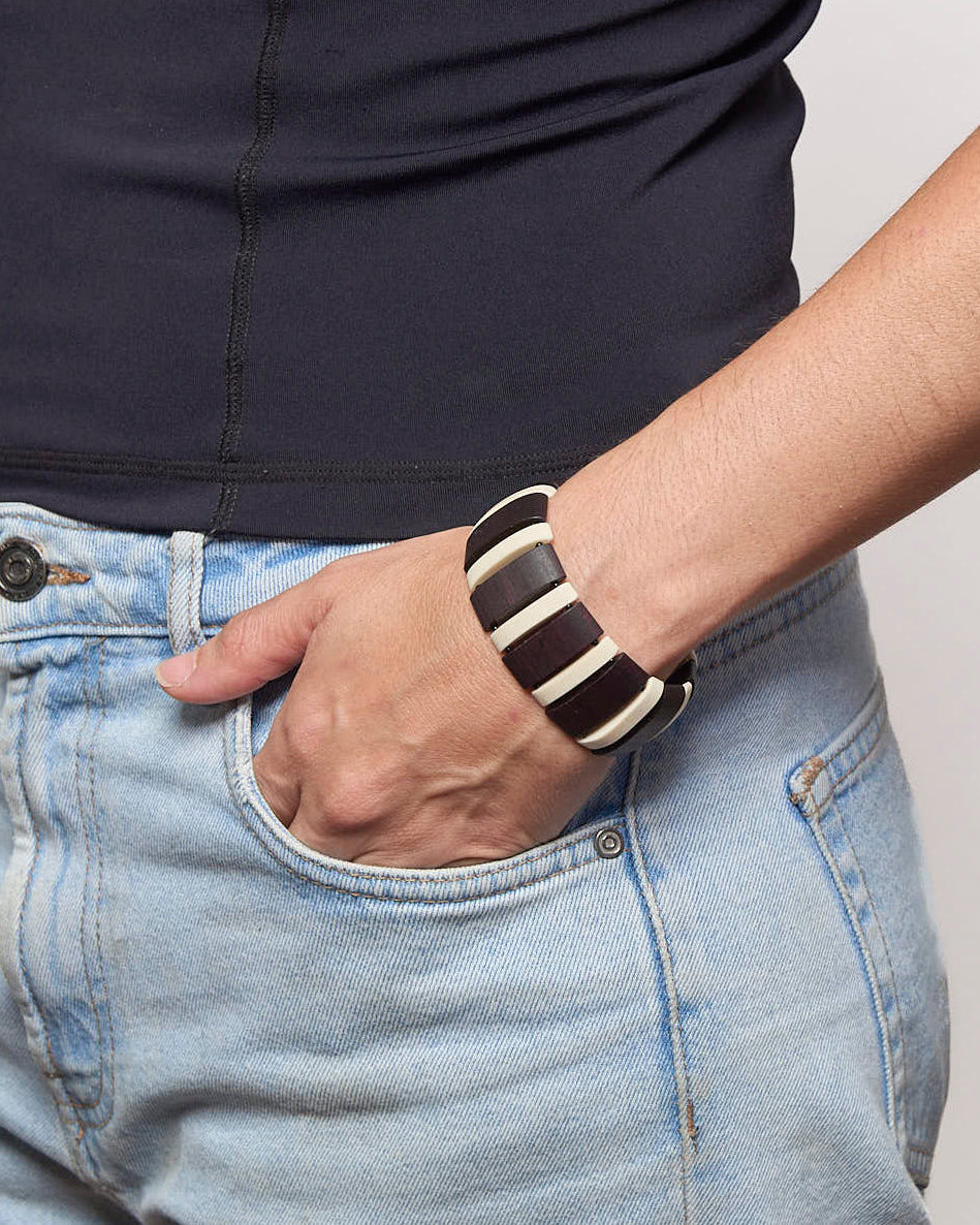 Pulseira Indígena de Madeira Povo Xakriabá