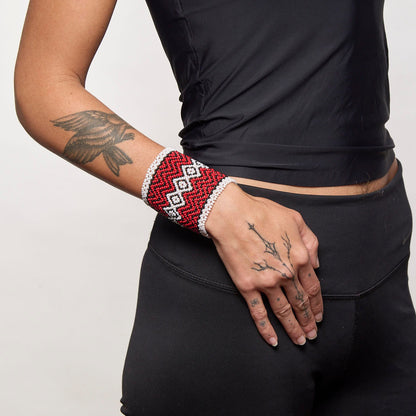Pulseira de Miçanga fio Elástico Povo Kamayurá
