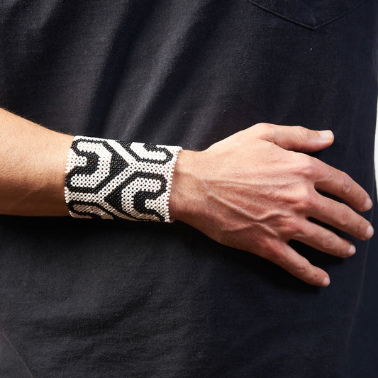 Pulseira de Miçanga Artesanal Kayapó 20cm