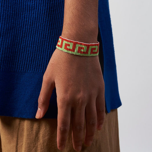 Pulseira de Miçanga Ajustável  Povo Wayana