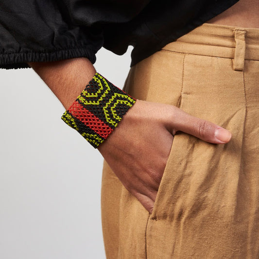 Pulseira de Miçanga de Vidro Kamayurá