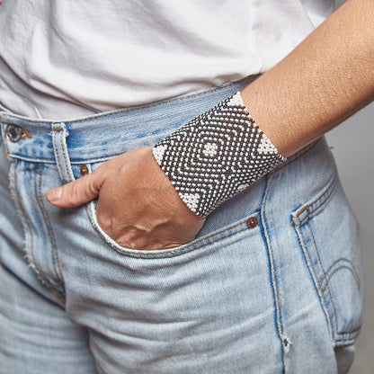 Pulseira de Miçanga fio Elástico Povo Kamayurá
