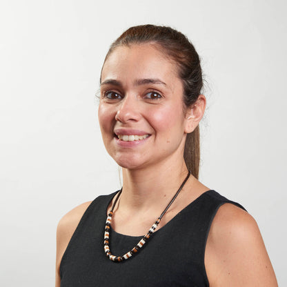 Colar Indígena de Coco Tucumã Jarina e Inajá