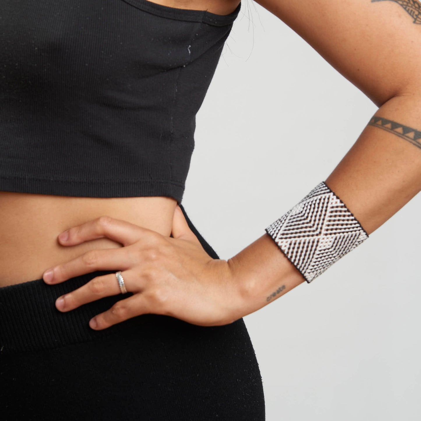 Pulseira de Miçanga fio Elástico Povo Waura