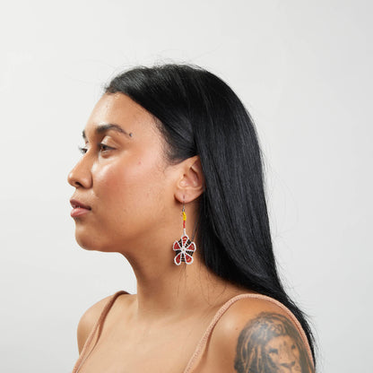 Brinco Artesanal de Miçanga Povo Kanela