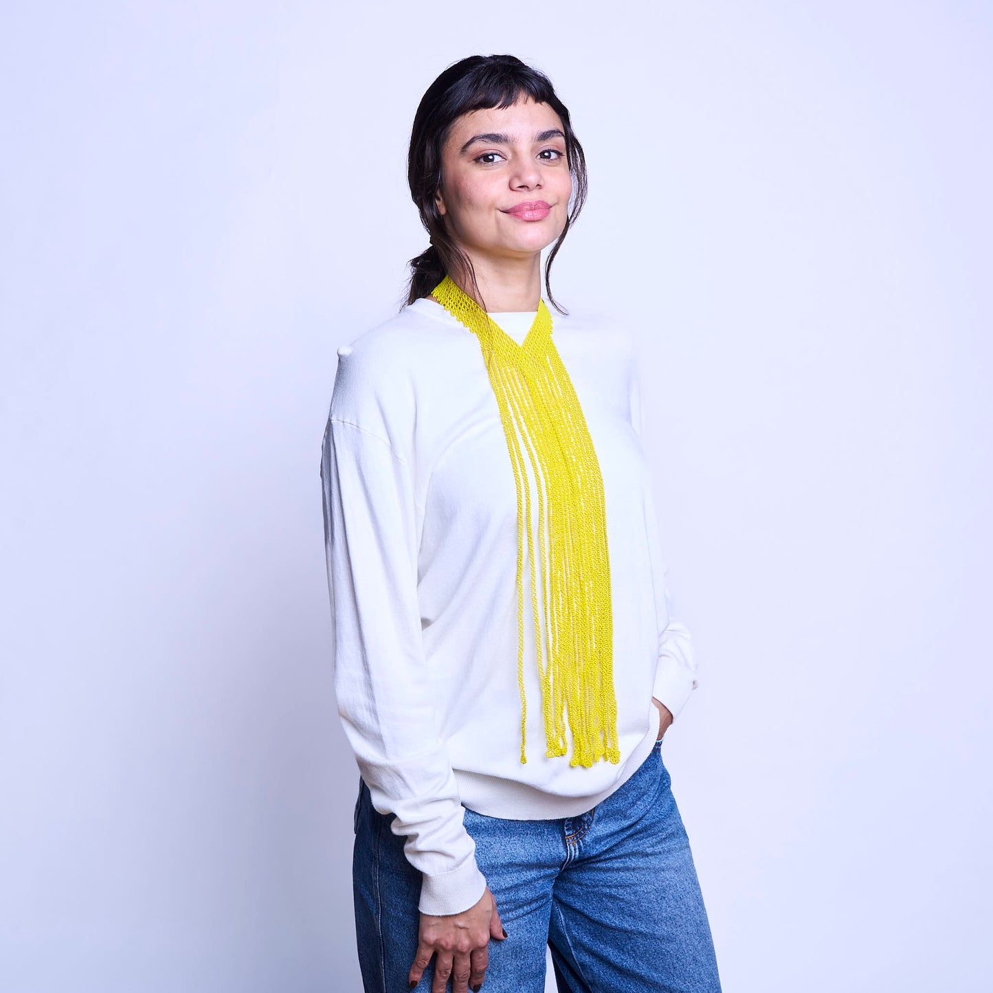 Colar Indígena de Miçanga Kayapó