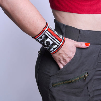 Pulseira de Miçanga fio Elástico Povo Kamayurá