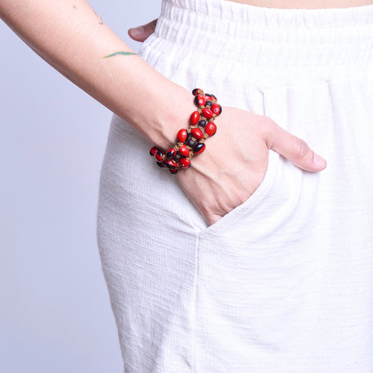 Pulseira de Sementes Povo Apiaká