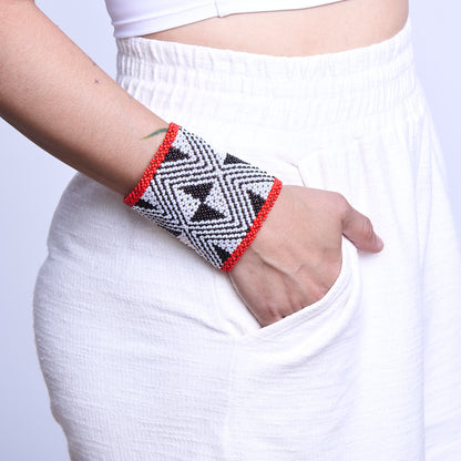 Pulseira de Miçanga fio Elástico Povo Kamayurá