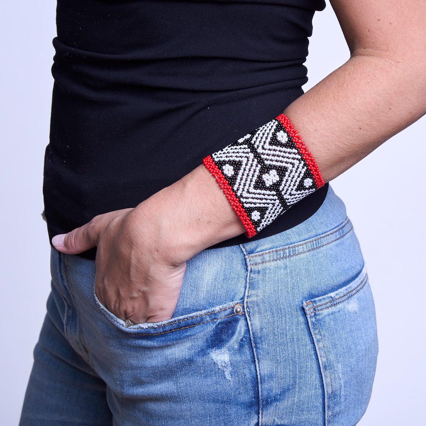 Pulseira de Miçanga fio Elástico Povo Kamayurá