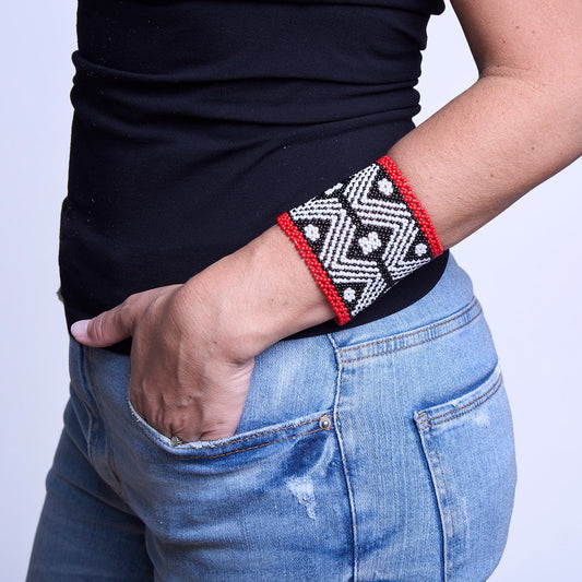 Pulseira de Miçanga fio Elástico Povo Kamayurá