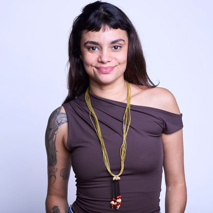 Colar de Sementes Povo Indígena Krahô