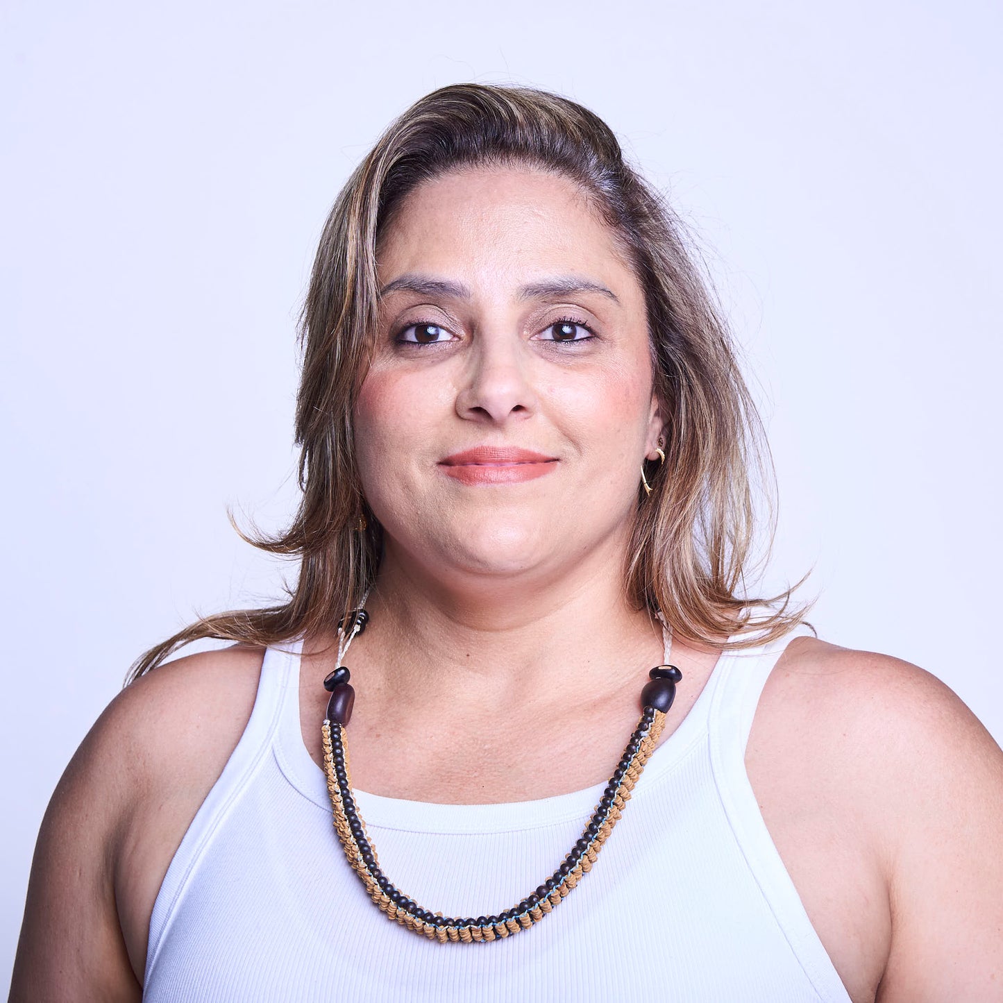 Colar Indígena de Sementes Povo Apiaká