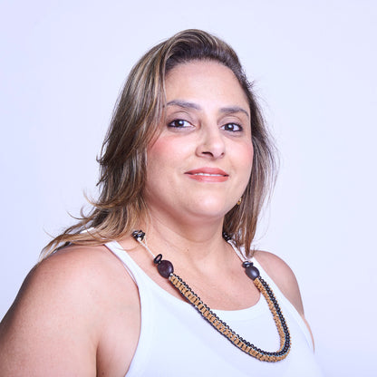 Colar Indígena de Sementes Povo Apiaká