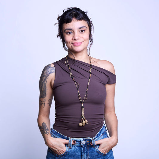 Colar de Sementes Povo Indígena Krahô