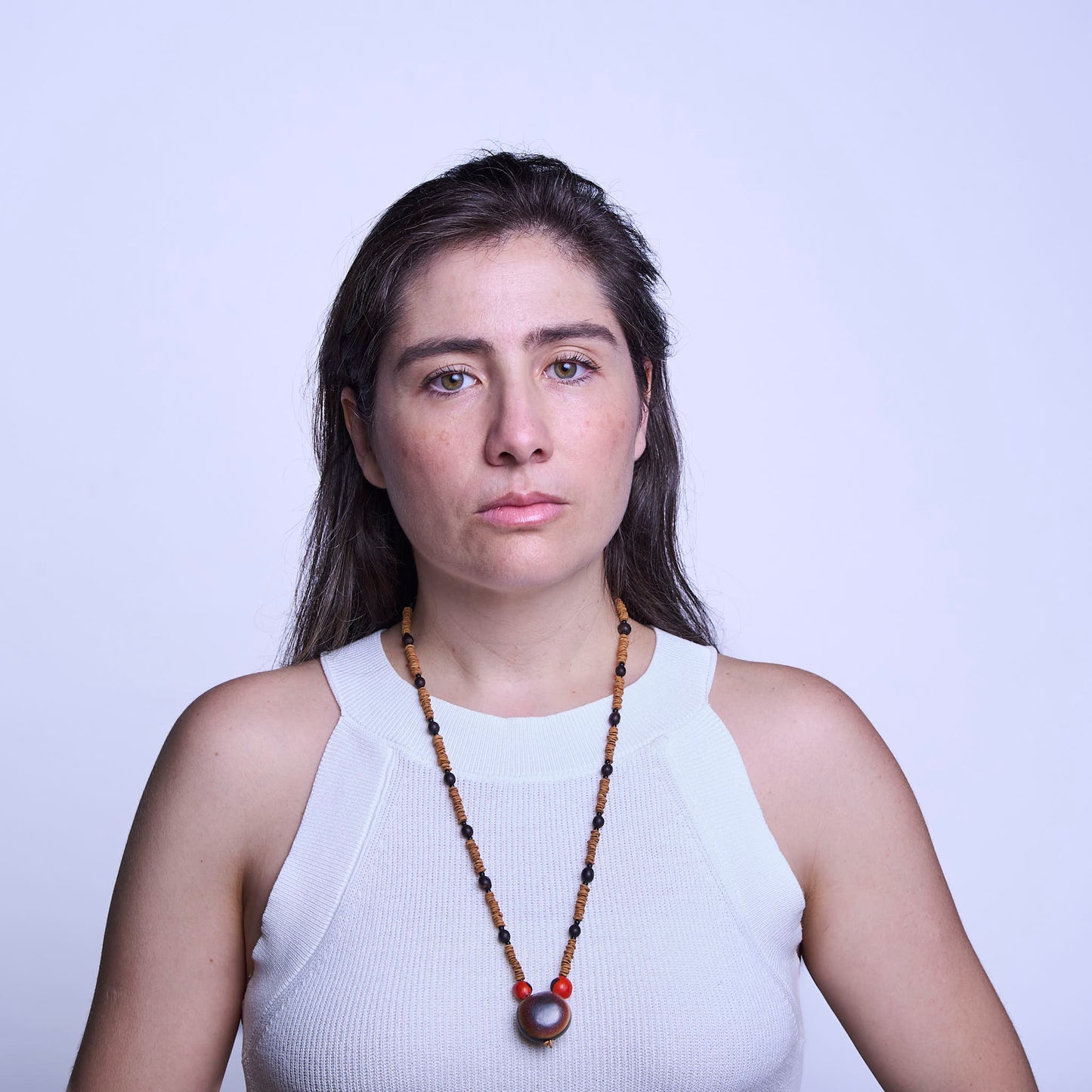 Colar Indígena de Sementes Povo Apiaká