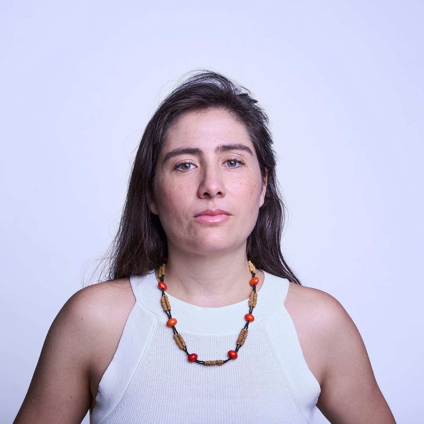 Colar Indígena de Sementes Povo Apiaká